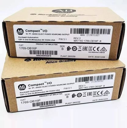 Allen-Bradley 1769-OB16P Compact I/O Module boxes, new industrial automation part