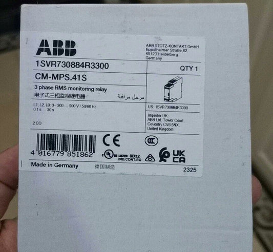 ABB 1SVR730884R3300 CM-MPS.41S Relay, Germany, Industrial Automation Part