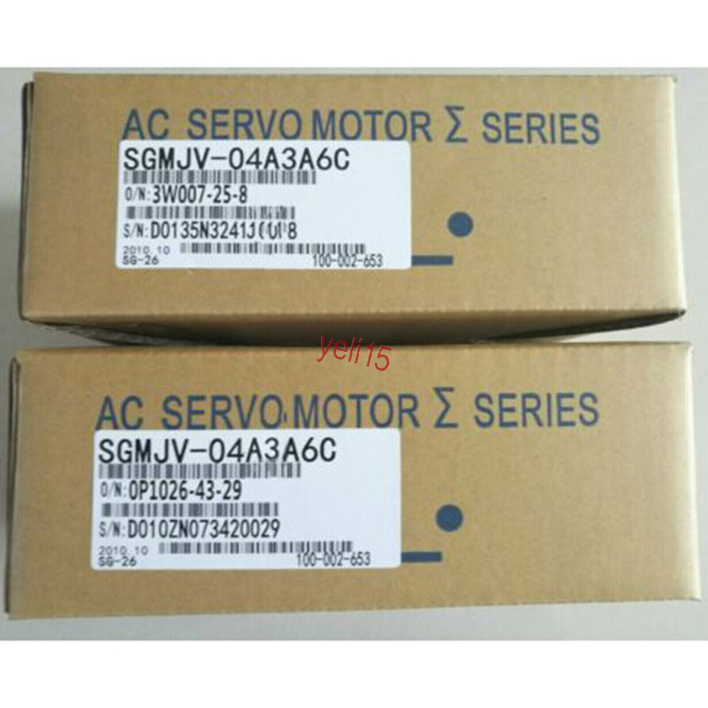 Yaskawa SGMJV-04A3A6C AC Servo Motor, industrial automation parts for sale