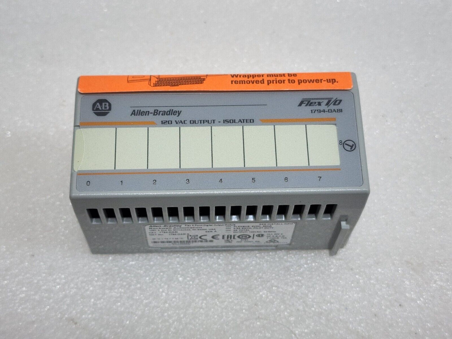 ALLEN BRADLEY CAT 1794-OA8I FLEX 8-POINT DIGITAL OUTPUT MODULE  !