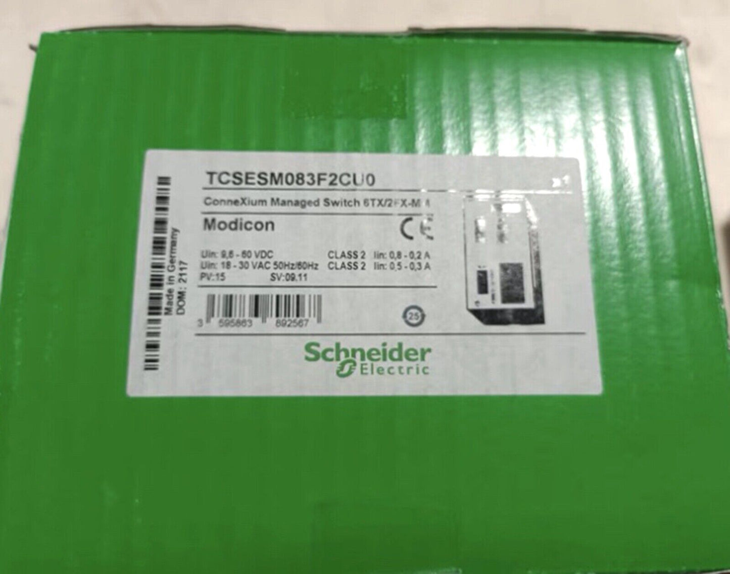 New In Box SCHNEIDER TCSESM083F2CU0