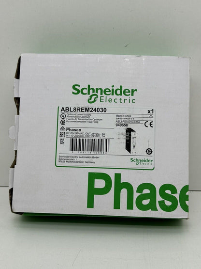 Schneider Electric ABL8REM24030 OPTIMUM power supply unit, Phaseo series, industrial automation part.