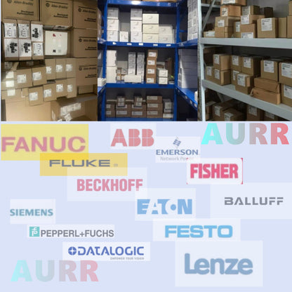 Automation parts warehouse with ABB, Allen-Bradley, Siemens and other brands.