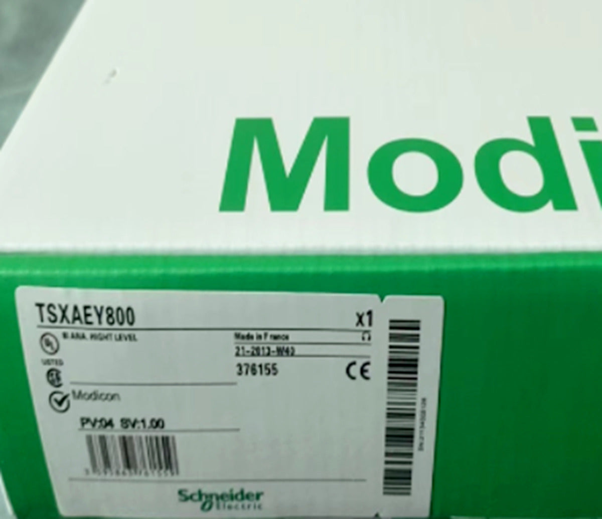 Schneider Electric TSXAEY800 PLC Module new in box, industrial automation part. Modicon PLC module.