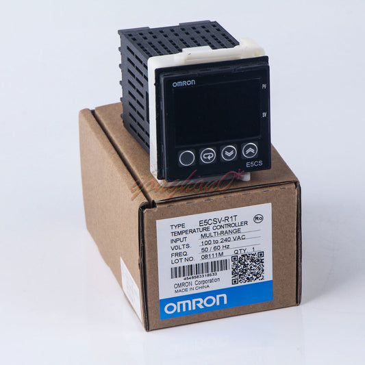 OMRON E5CSV-R1T Temperature Controller, Multi-Range, 100 to 240 VAC, NEW