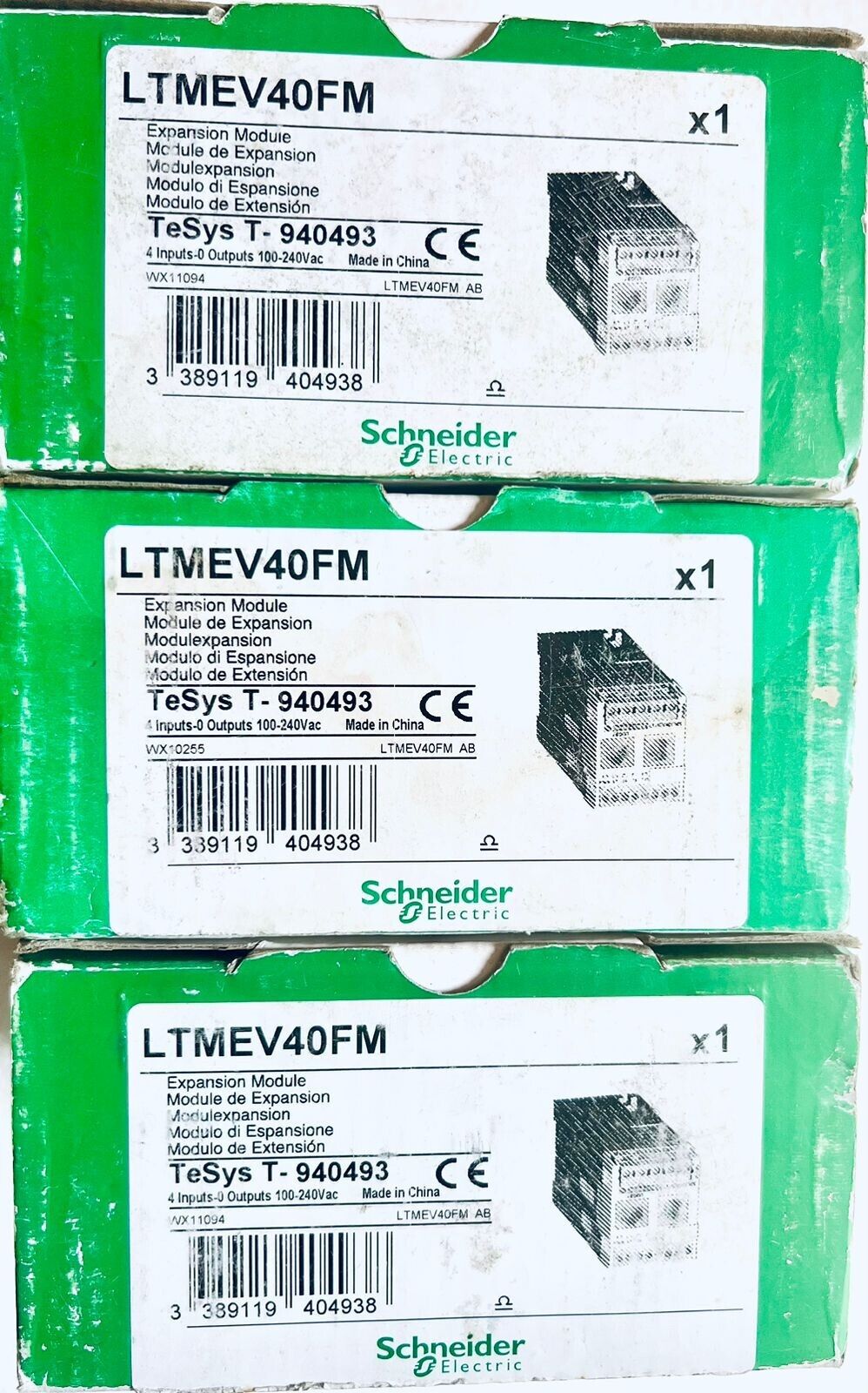 Schneider Electric LTMEV40FM Expansion Module, Industrial Automation Part, multiple units