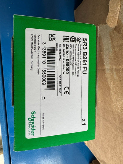 Schneider Electric SR3 B261FU smart relay module, Made in France, industrial automation part