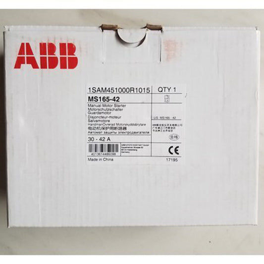 ABB MS165-42 Manual Motor Starter in White Box