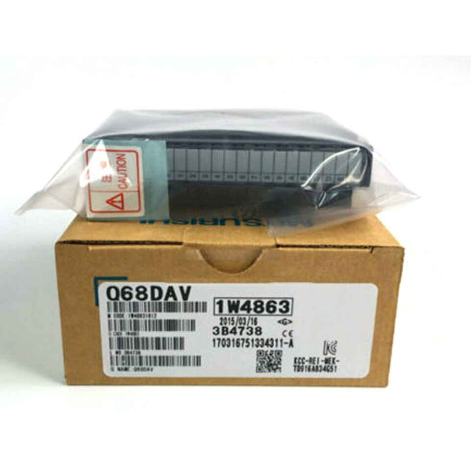 Mitsubishi Q68DAV PLC Controller Module in box, new and sealed, fast shipping
