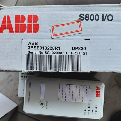 ABB S800 I/O module 3BSE013228R1 DP820, Industrial Automation Part. Free shipping. New in box.