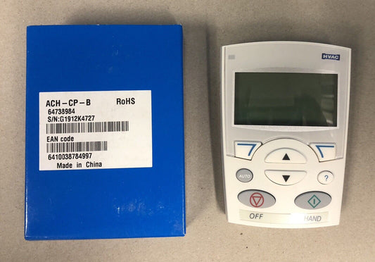ABB ACH-CP-B Keypad Module for PLC, HVAC control panel with labels, RoHS, Made in China
