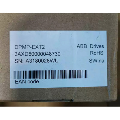 ABB DPMP-EXT2 Inverter Operation Panel Label with EAN Code and SN A3180028WU