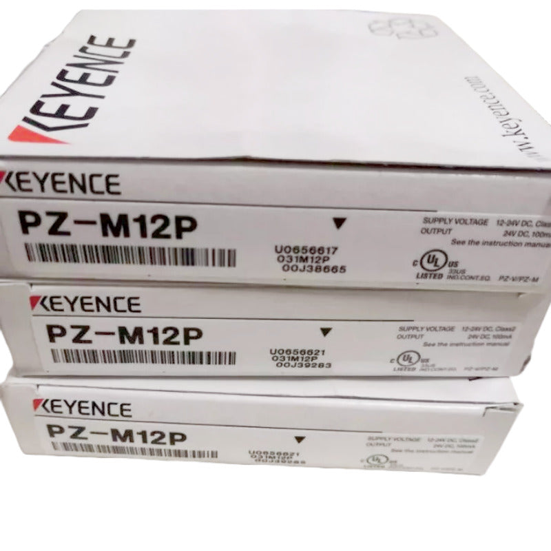 Keyence PZ-M12P Photoelectric Sensor boxes, new industrial automation parts