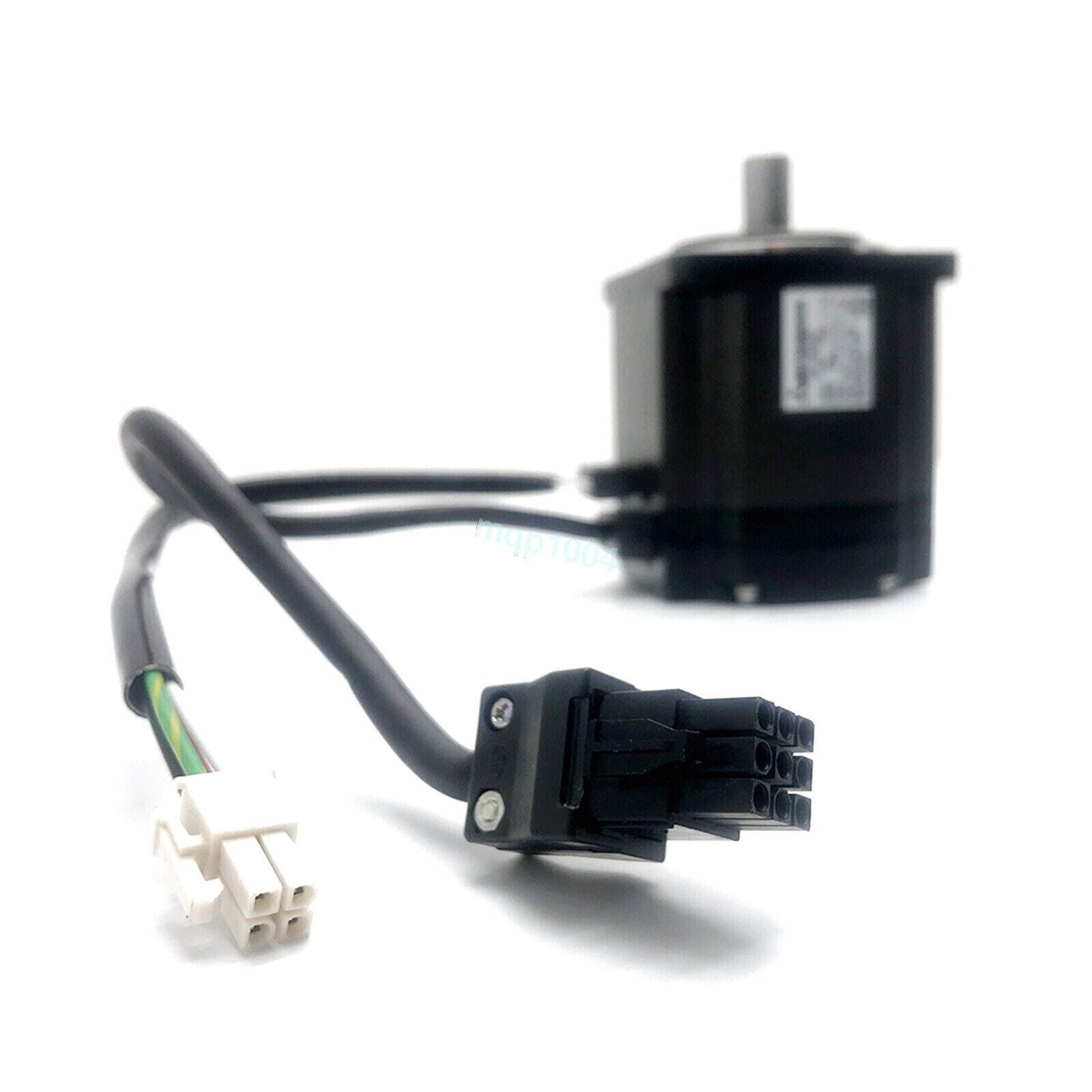 Mitsubishi HC-UFS43K servo motor with cables and connectors, industrial automation equipment