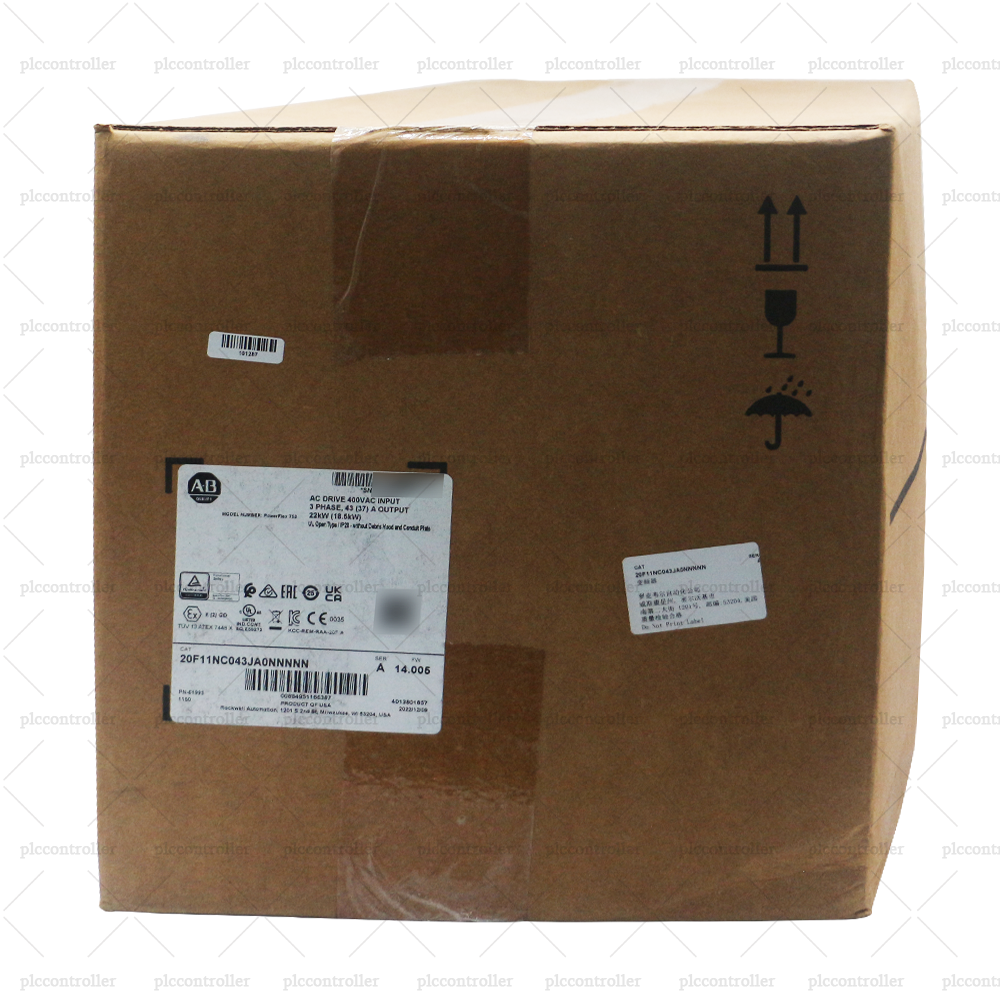 20F11NC043JA0NNNNN PowerFlex Air Cooled 753 AC Drive Allen Bradley NEW IN BOX