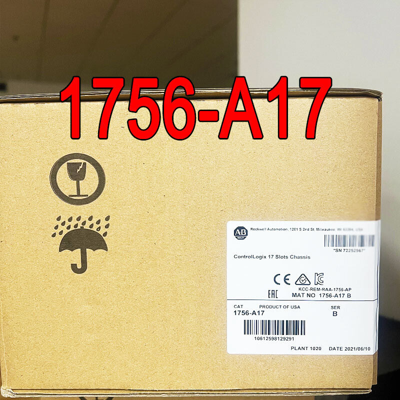 Allen-Bradley 1756-A17 ControlLogix 17 Slots Chassis box, product of USA, new factory sealed
