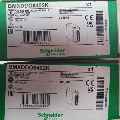 Schneider Electric BMXDDO6402K PLC Module, DIG 64Q Trans Source, industrial automation part