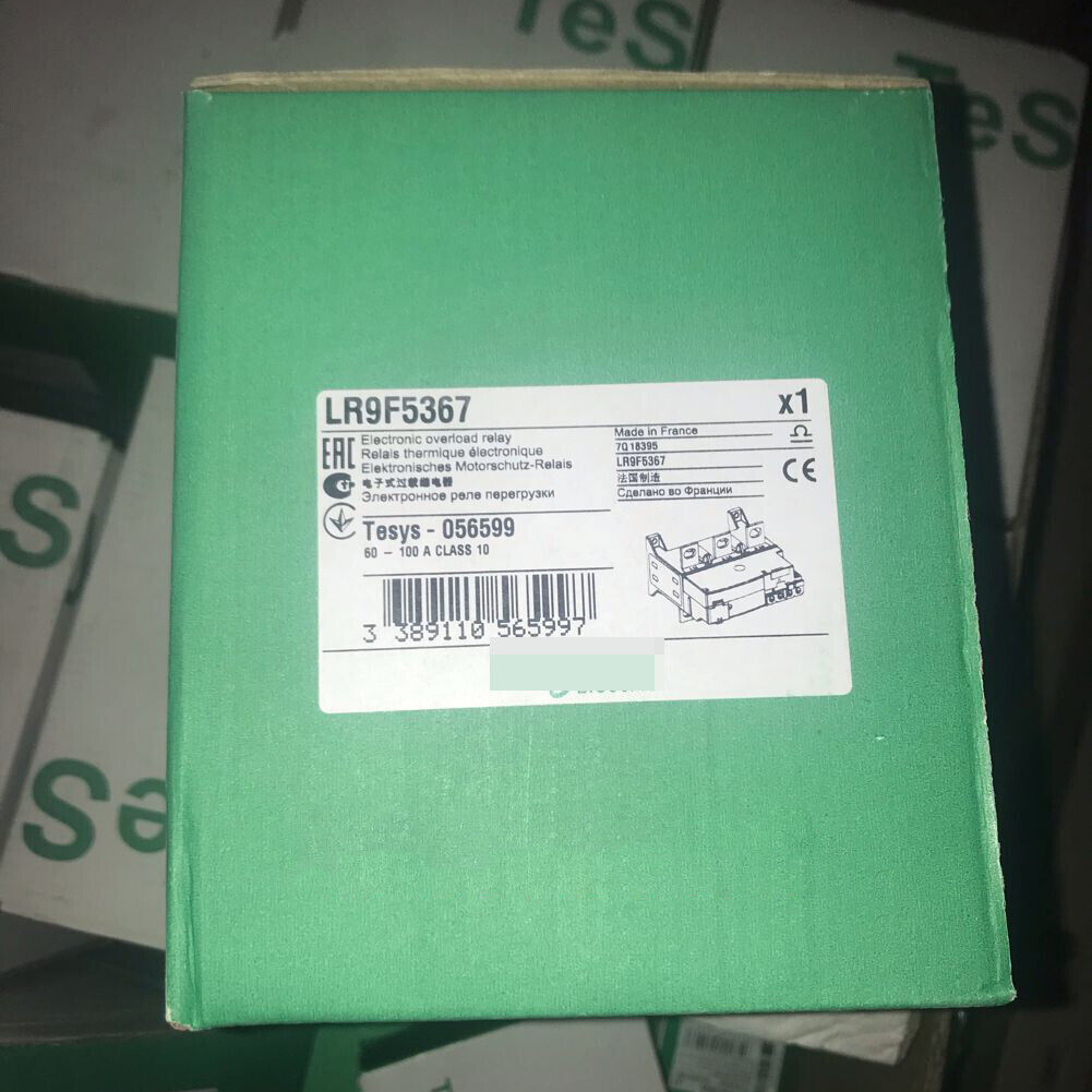 Schneider LR9F5367 Electronic Overload Relay, 60-100A, Industrial Automation Part