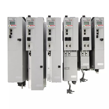 Allen-Bradley Kinetix 5700 Single-axis Inverters. Industrial automation equipment, gray color.