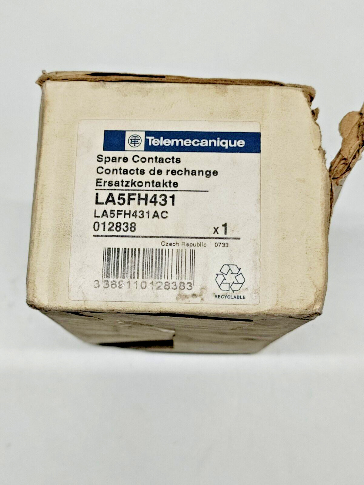 Schneider LA5FH431 Spare Contacts Kit in original box, Telemecanique brand, Czech Republic