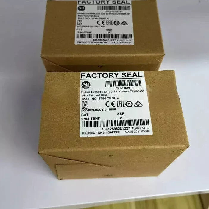 Allen-Bradley 1794-TBNF Flex Terminal Base in factory sealed box, product of Singapore