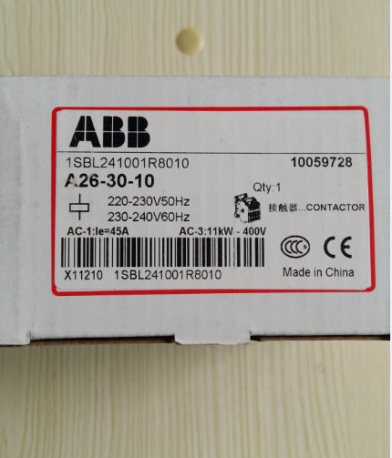 HMI | ABB | A26-30-10  ABB AC contactors AC24V、110V、200V、220-230V Fast shipping