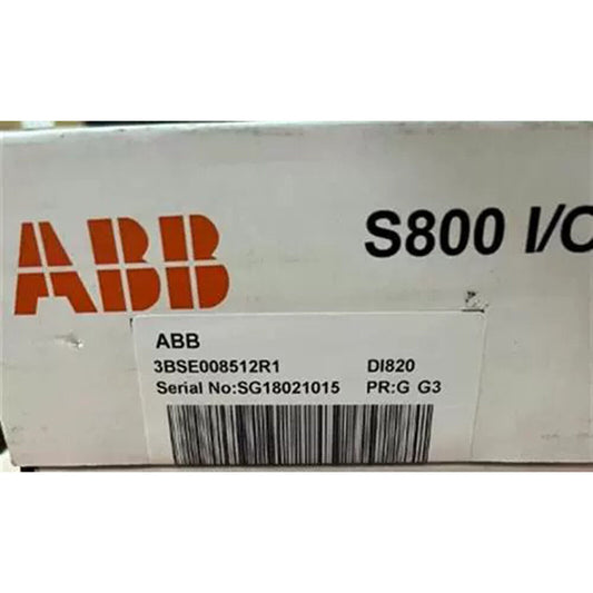 ABB DI820 S800 I/O Digital Input Module 3BSE008512R1, PLC Industrial Automation
