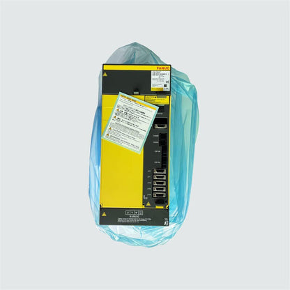 FANUC A06B-6222-H030#H610 servo amplifier, new industrial automation part with warning labels and blue packaging