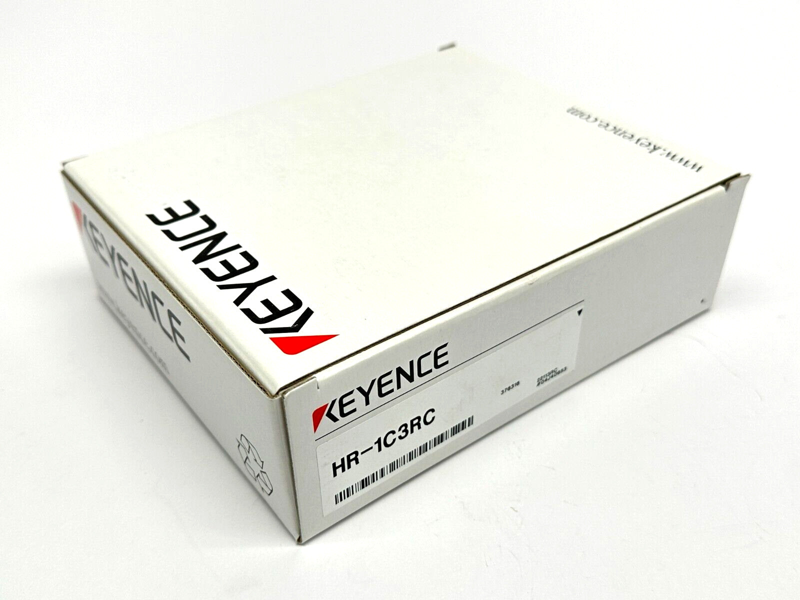 Keyence HR-1C3RC Communication Cable box, white packaging. For HR-100 Series Barcode Scanner.