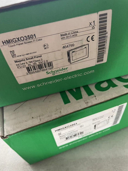 Schneider Electric HMIGXO3501 Touch Screen Panel, 7-inch Color Display, Made in China, Industrial Automation Parts