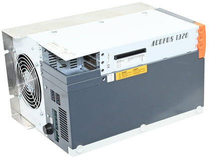 B&R ACOPOS 1320 servo drive, industrial automation part, gray and white, used condition, 'ACOPOS 1320' text.