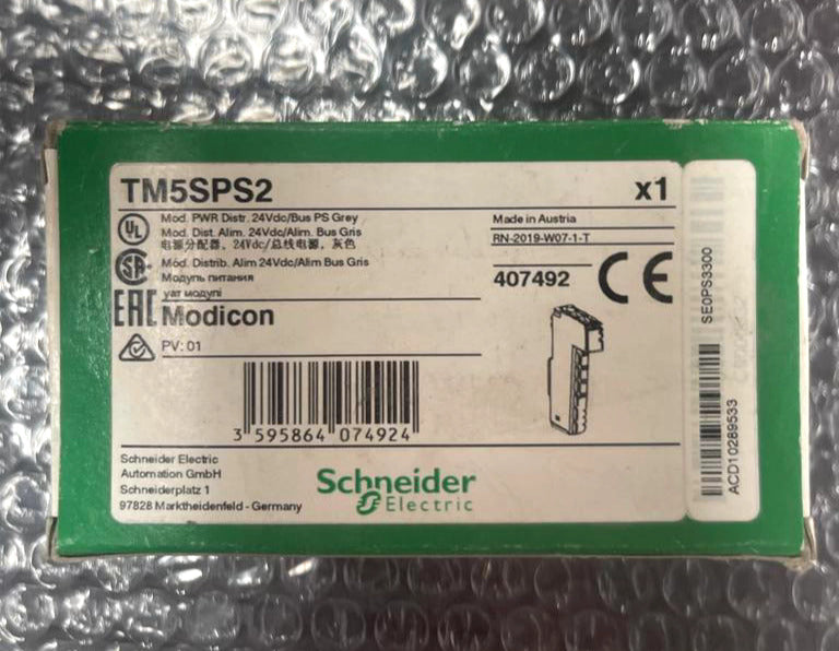 Schneider Electric TM5SPS2 Power Distribution Module, 24VDC, Industrial automation component