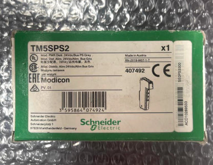 Schneider Electric TM5SPS2 Power Distribution Module, 24VDC, Industrial automation component