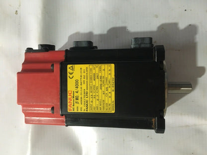 FANUC AC Servo Motor A06B-0114-B275#0008, red and black industrial automation part