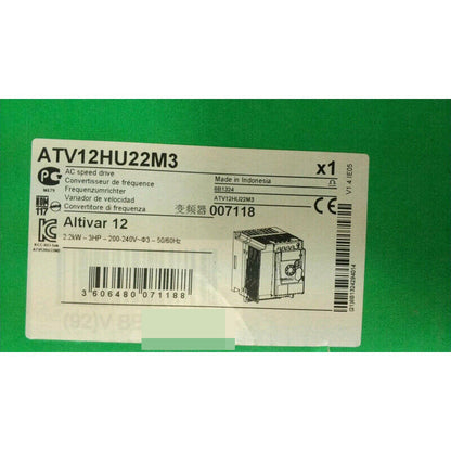 Schneider Electric ATV12HU22M3 AC speed drive, Altivar 12 series, industrial automation part, brand new