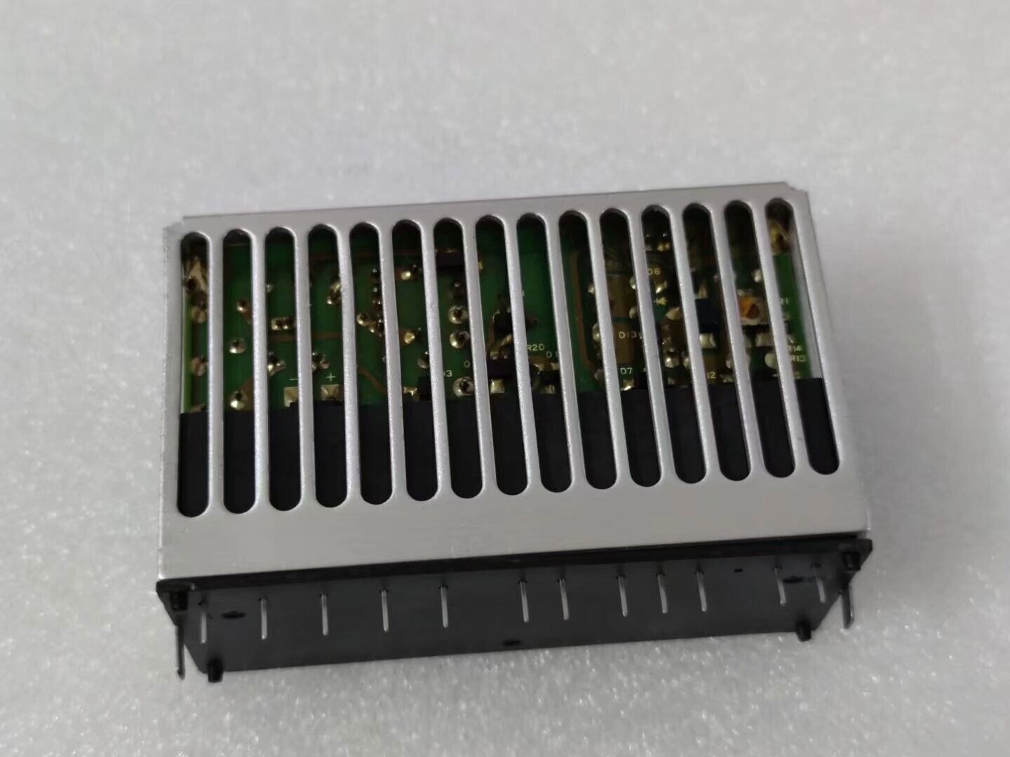 FANUC A14L-0102-0001/A power supply unit, PLC module component with metal casing, industrial automation part
