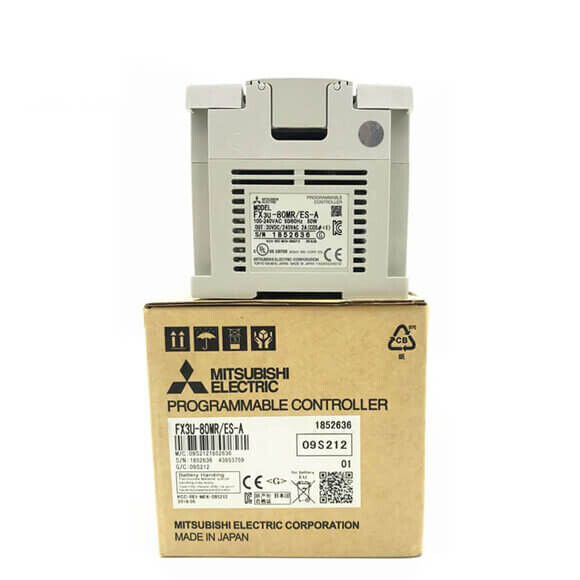 Mitsubishi FX3U-80MR/ES-A PLC Module, Programmable Controller, New