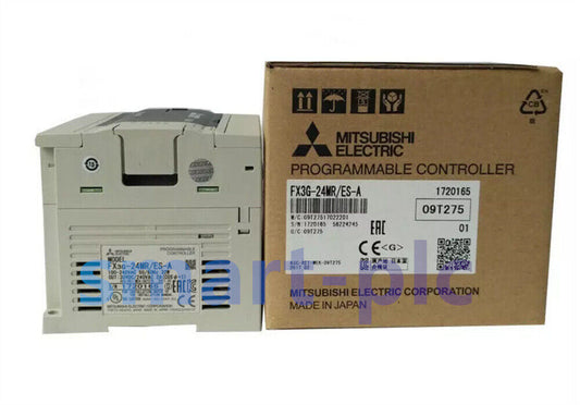 Mitsubishi FX3G-24MR/ES-A PLC Programmable Controller, new and refurbished parts available