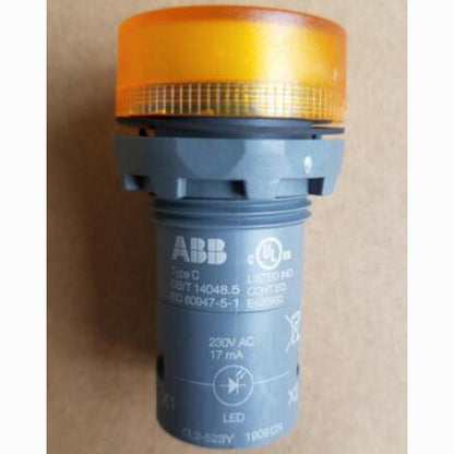 ABB CL2-523Y Yellow LED Signal Indicator 230V AC, Industrial Automation PLC Module