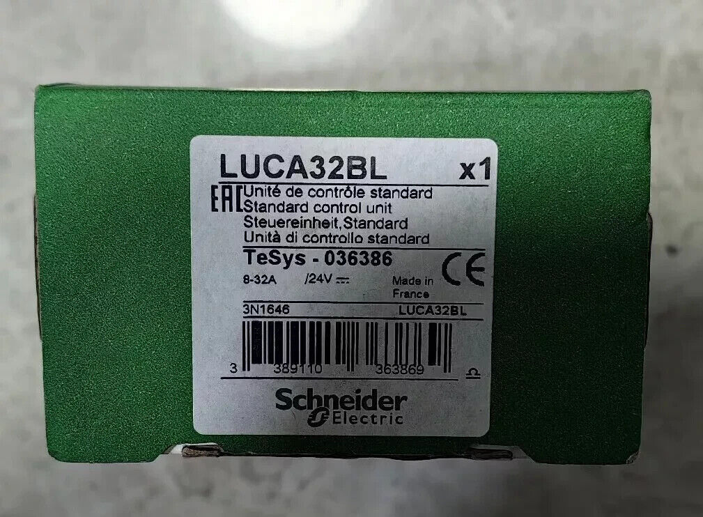 Schneider Electric LUCA32BL control unit, TeSys - 036386, standard control unit for industrial automation