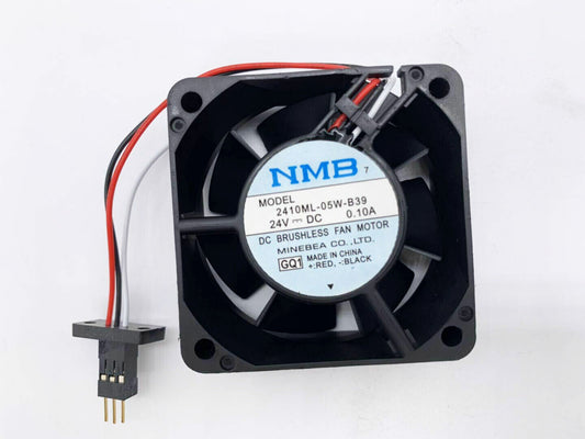 FANUC 2410ML-05W-B39 Cooling Fan, 24V DC, black plastic, Minebea, for digital machine