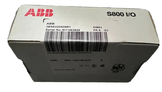 ABB DI801 3BSE020508R1 module box, industrial automation part