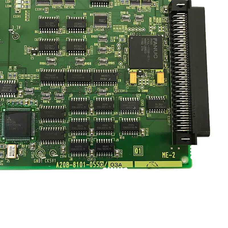FANUC A20B-8101-0550 Main Board PCB, Industrial automation part with various electronic components, ME-2