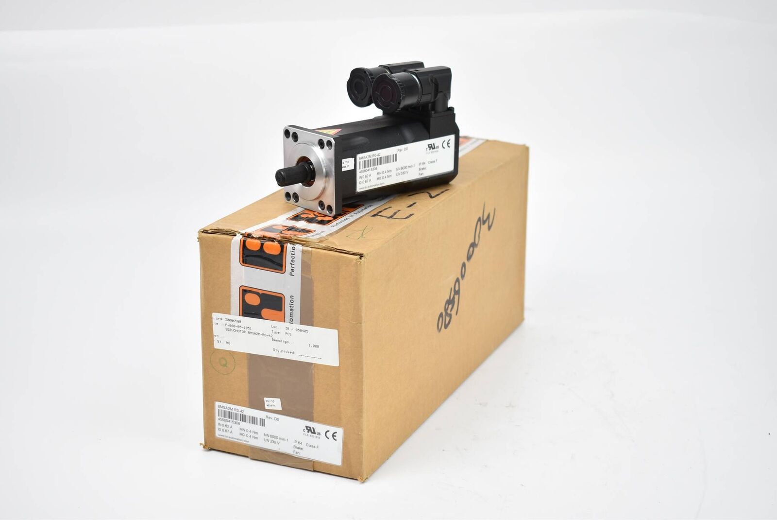 B&R Servo Motor 8MSA2M.R0-42 Rev.D0 on box, industrial automation parts