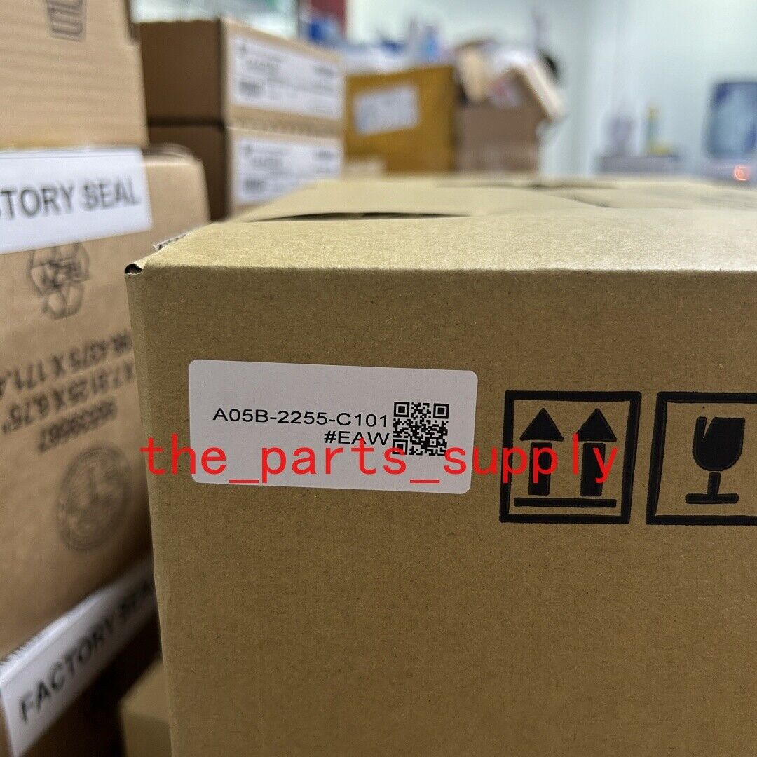 Fanuc A05B-2255-C101#EAW Teach Pendant box label, industrial automation parts