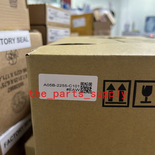 Fanuc A05B-2255-C101#EAW Teach Pendant box label, industrial automation parts