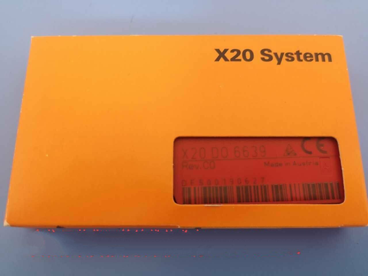 B&R X20 DO 6639 Output Module in orange box, PLC module for industrial automation.