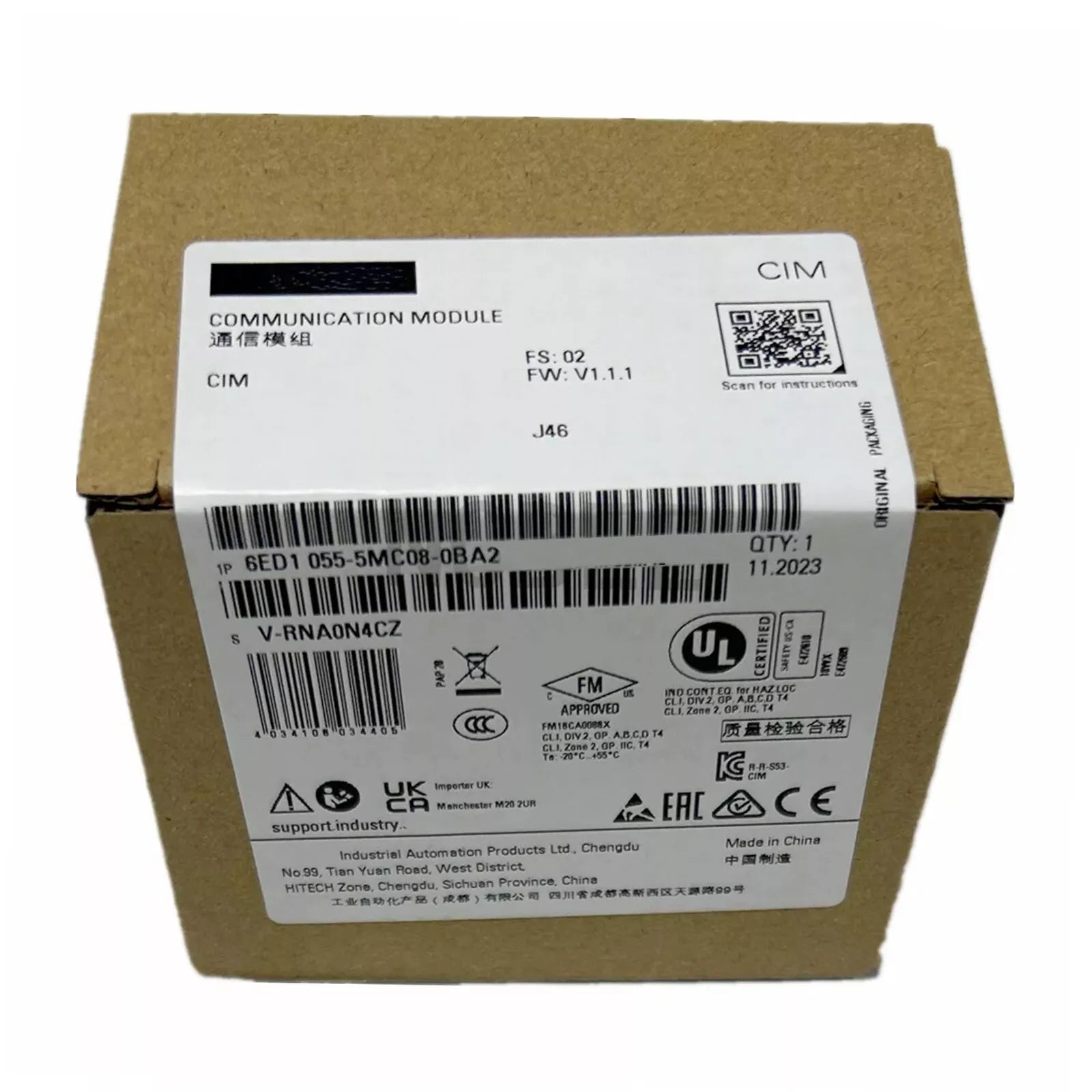 Siemens PLC Communication Module 6ED1 055-5MC08-0BA2 in Box, Industrial Automation Part