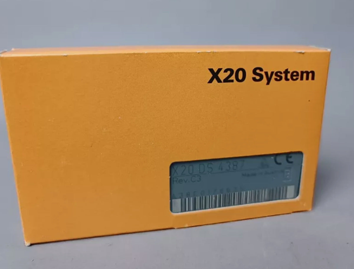 B&R X20 System I/O Module, orange box with product information label