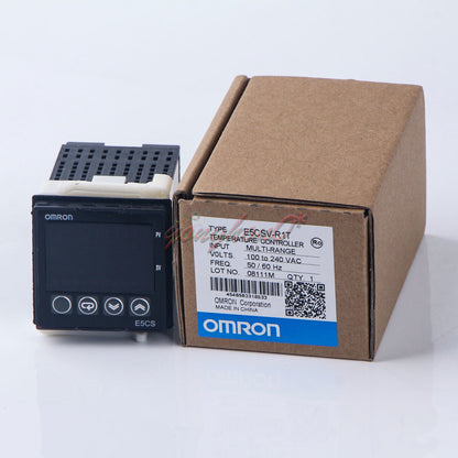 OMRON E5CSV-R1T temperature controller, multi-range model, with display and box, new industrial automation part